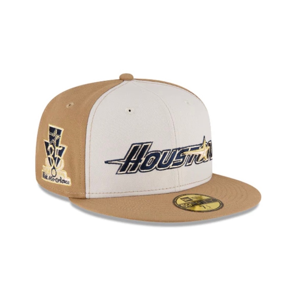 Just Caps Khaki 59FIFTY Fitted - Houston Astros 10May25